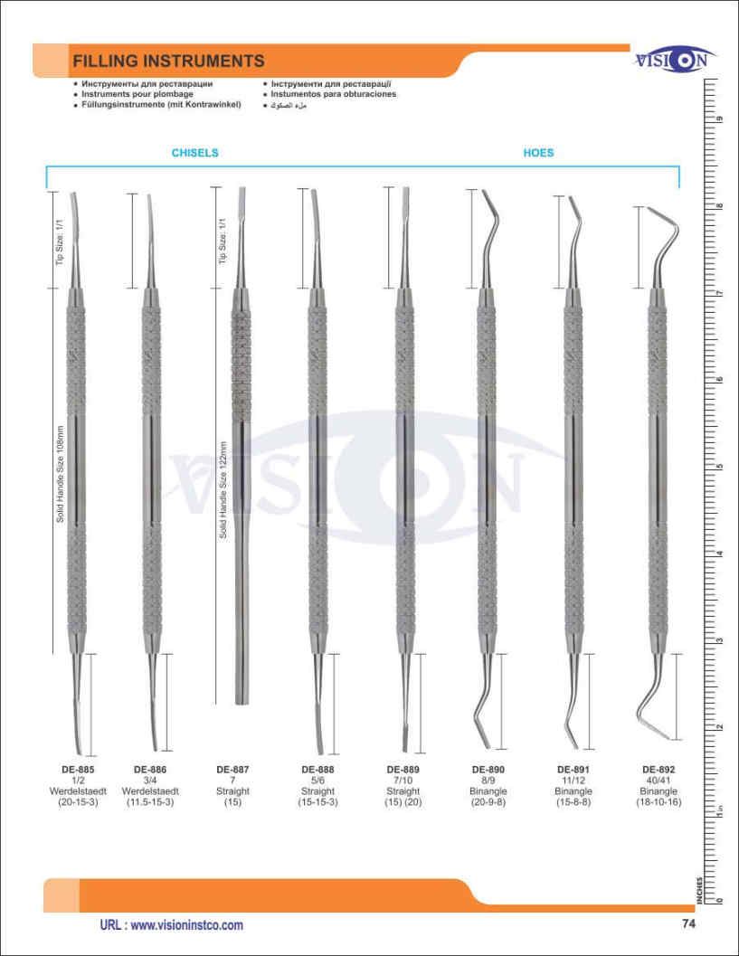 Vision Instruments Company Instruments